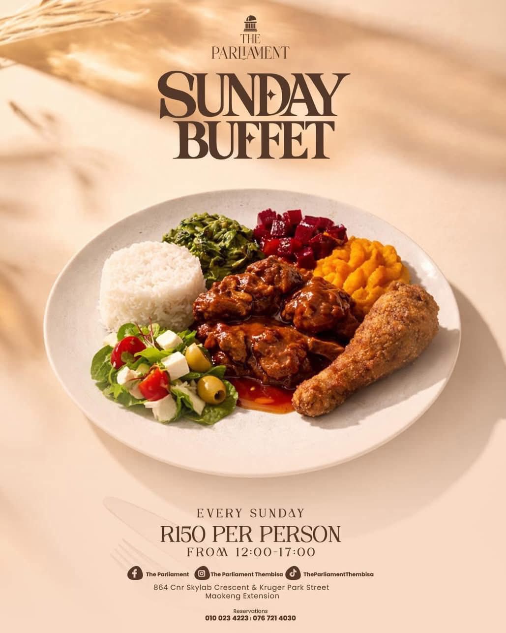 Sunday Menu